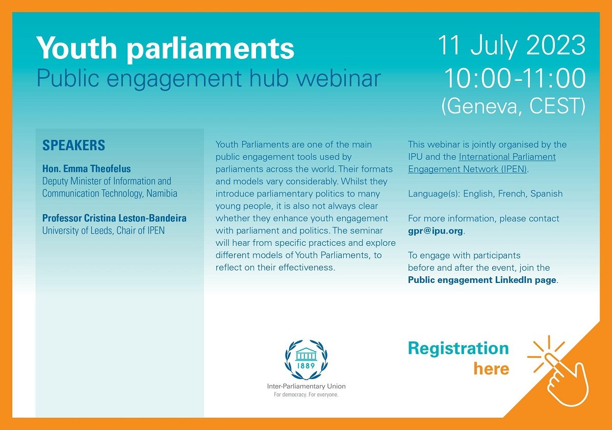 Youth parliaments | Inter-Parliamentary Union